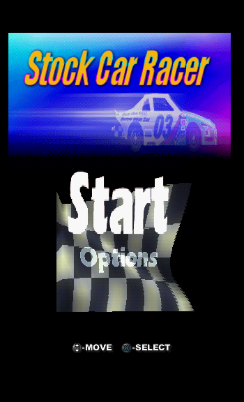 Stock Car Racer Title Screen